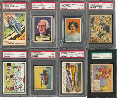 1909-2008 Topps and Assorted Brands Non-Sports "Grab Bag" Graded Collection (31 Different)